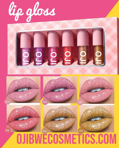 6 pc Mini Lip Gloss Set