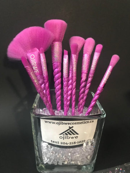 10pc Unicorn Brush Set