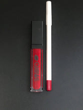 2pc lip liner & liquid lipstick - RED