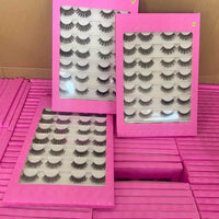 16 pairs of faux mink strip lashes