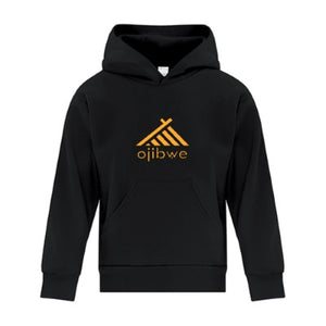 OJIBWE black or gold yellow hoodie