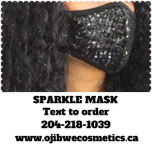 Black Facial Mask Sequin