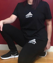 OJIBWE TEE PEE WHITE LOGO 2 piece set