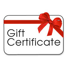 GIFT CERTIFICATE