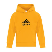 OJIBWE black or gold yellow hoodie