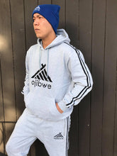 2pc embroidered hoodie and sweat suit