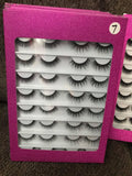 16 pairs of faux mink strip lashes