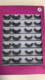 16 pairs of faux mink strip lashes