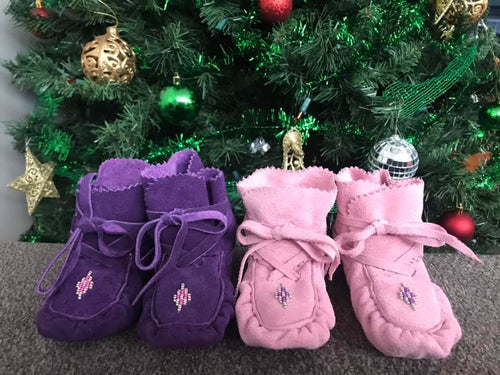 Baby Moccasin Wraps Ojibwe Apparel