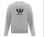 OJIBWE sweat shirt (Sports Grey 3 Feather Black Logo)