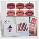 6pc Liquid Lipstick Matte Set white box